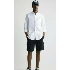 BRAND NEW!! Zara Men’s Cargo Shorts Black Size Large